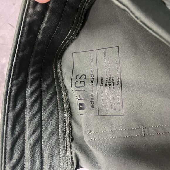 FIGS Women's Green Zamora Jogger Scrub Pants Size XL/P W18SW2005P - Picture 6 of 10